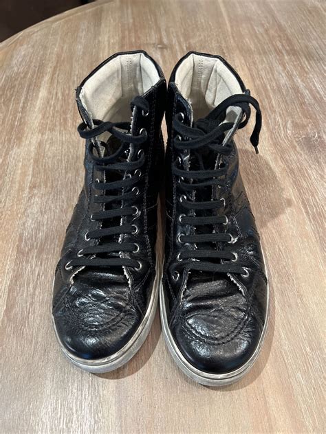 YSL Saint Laurent Men's Joe 1971 Bad Lieutenant Mid Top 